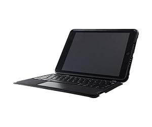 Otterbox Funda Teclado UnlmitED para iPad 10,2' (7.ª Gen / 8.ª Gen / 9.ª Gen), Resistente a caídas, con Teclado ALEMÁN, Testeada con los Estándares Militares, Negro/Transparente, Sin Pack Retail