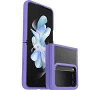 Otterbox Funda para Samsung Galaxy Z Flip4 Thin Flex, Resistente a Golpes y caídas, Protectora y Elegante 2 Piezas, Testada con los estándares Militares anticaídas, Transparente/Morado