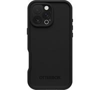 OtterBox iPhone 16 Pro MAX FRĒ Series Waterproof Case with MagSafe (Designed by LifeProof) - Black, Waterproof, 60% Recycled Plastic, Sleek and Stylish