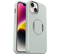 OtterBox OtterGrip Symmetry Series - Funda para iPhone 14 y iPhone 13 - Chill out (Verde), Agarre Integrado, Funda Elegante, se Ajusta a MagSafe, Bordes elevados para Proteger la cámara y la Pantalla