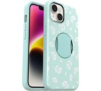 OtterBox OTTERGRIP Symmetry Series - Funda para iPhone, embalaje no minorista (Poppies by The Sea Blue, iPhone 14)