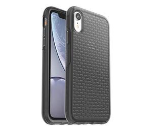 Otterbox Pack Clear Case, Funda Anti Caídas Fina, Color Transparente/Negro y Protector de Pantalla Cristal Templado Performance Glass para iPhone XR