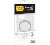 Otterbox Pack Protección iPhone 16; Funda Symmetry Series Clear MagSafe Testada 3X con los estándares Militares anticaídas y Premium Glass Protector Pantalla, Transparent