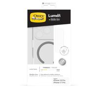 Otterbox Pack Protección para iPhone 18 Pro/17 Pro, Transparente | Funda Lumen Clear Series MagSafe, Testada con los estándares Militares anticaídas y Glass Protector Pantalla