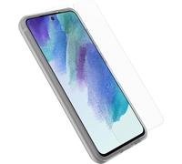 OtterBox Pack Protección Samsung Galaxy S21 FE 5G, Funda React Series, Testada con los estándares Militares anticaídas y Trusted Glass Protector Pantalla, Transparente