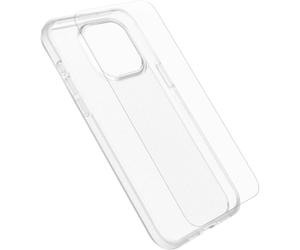 OtterBox Pack React Protección para iPhone 15 Pro Max, Transparente | Funda React Series, Testada con los estándares Militares anticaídas y Glass Protector Pantalla
