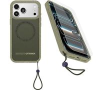 OtterBox Paquete solo para iPhone 17 Pro Max: funda para teléfono y protector de pantalla de la serie Sole - Juego limpio (verde) - Se ajusta a MagSafe - Resistente y duradero