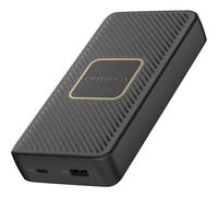 Otterbox Power Bank, Cargador Qi 10W inalámbrico de Carga rápida, de 15,000 mAh con Puertos USB-A 18W y USB-C 18W, indicador de Carga LED, Fino, Resistente a caídas, Negro