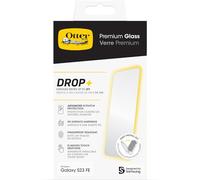 Protector de Pantalla de Cristal Templado OtterBox Premium Glass para Samsung Galaxy S23 FE, Protección avanzada contra arañazos, Protege de caídas de hasta 0,9m, Antimicrobiano