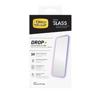 Otterbox Protector de Pantalla de Cristal Templado Alpha Glass para iPhone 14 Pro Max, Protección contra arañazos x3, Protege de caídas de hasta 0.9m, Antimicrobiano