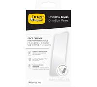 Otterbox Protector de Pantalla de Cristal Templado Glass para iPhone 16 Pro, Protección contra arañazos, rotura y caídas
