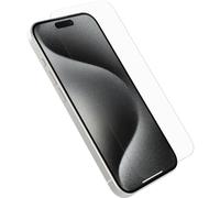 Otterbox Protector de Pantalla de Cristal Templado Premium Glass para iPhone 15 Pro, Protección avanzada contra arañazos, Protege de caídas de hasta 0,9m, Antimicrobiano, Sin Caja Retail