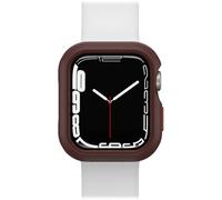 OtterBox Protector de Reloj para Apple Watch Series 9/8/7-41mm, Resistente a Caída y Golpes, Carcasa Protectora Elegante para Apple Watch, Protege la Pantalla y los Bordes, Marrón/Rojo