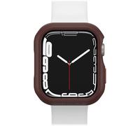 OtterBox Protector de Reloj para Apple Watch Series 9/8/7-45mm, Resistente a Caída y Golpes, Carcasa Protectora Elegante para Apple Watch, Protege la Pantalla y los Bordes, Marrón/Rojo