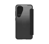Otterbox React Series Funda Folio para Samsung Galaxy S25, Resistente a Golpes y caídas, Soporte para Tarjetas,Testada según los Estándares Militares, Transparente/Negro