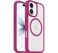 OtterBox React MagSafe funda para iPhone 17, Transparente/Rosa | Resistente a golpes y caídas, Ultra-fina, Protectora, Testada con los estándares Militares anticaídas