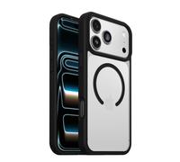 Otterbox React Series MagSafe Funda para iPhone 17 Pro MAX, Resistente a Golpes y caídas,Ultra-Fina, Protectora,Testada con los estándares Militares anticaídas, Transparente/Negro