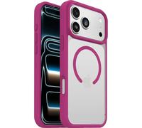 Otterbox React Series MagSafe Funda para iPhone 17 Pro MAX, Resistente a Golpes y caídas,Ultra-Fina, Protectora,Testada con los estándares Militares anticaídas, Transparente/Rosa