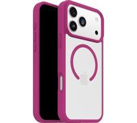 Otterbox React Series MagSafe Funda para iPhone 17 Pro MAX, Resistente a Golpes y caídas,Ultra-Fina, Protectora,Testada con los estándares Militares anticaídas, Transparente/Rosa