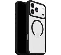 Otterbox React Series MagSafe Funda para iPhone 17 Pro MAX, Resistente a Golpes y caídas,Ultra-Fina, Protectora,Testada con los estándares Militares anticaídas, Transparente/Negro