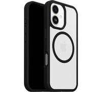 Otterbox React Series MagSafe Funda para iPhone 17, Resistente a Golpes y caídas,Ultra-Fina, Protectora,Testada con los estándares Militares anticaídas, Transparente/Negro