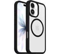 Otterbox React Series MagSafe Funda para iPhone 17, Resistente a Golpes y caídas,Ultra-Fina, Protectora,Testada con los estándares Militares anticaídas, Transparente/Negro