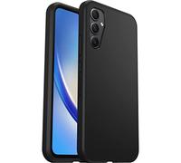 Otterbox Sleek Funda para Samsung Galaxy A34 5G, Resistente a Golpes y caídas, Fina, Protectora,Testada con los estándares Militares anticaídas, Antimicrobiana, Negro - Sin Caja Retail