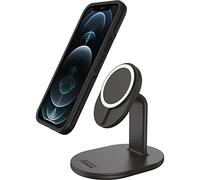 OtterBox Soporte de Carga para MagSafe, cargador de diseño elegante y ligero, diseñado para un fuerte alineamiento y fijacción perfecta con MagSafe, para iPhone, Negro