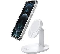 Otterbox Soporte de Carga para MagSafe, Cargador de diseño Elegante y Ligero, diseñado para un Fuerte alineamiento y fijacción MagSafe, para iPhone, White