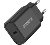 Otterbox Standard EU Cargador de Pared 20W USB-C PD, Cargador de Carga rápida para Smartphones y Tablets, Resistente a caídas, Rugerizado, Ultra Duradero, Negro