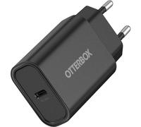 Otterbox Standard EU Cargador de Pared 30W USB-C PD, Cargador de Carga rápida para Smartphones y Tablets, Resistente a caídas, Rugerizado, Ultra Duradero, Negro