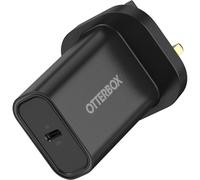 OtterBox Standard UK Cargador USB-C 30W + cable 1m USB-C a USB-C, Negro | Kit de Carga Rápida para Smartphones y Tablets