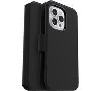 OtterBox Strada Via Ultra - Funda tipo libro para iPhone 14 Pro con tarjetero, sin embalaje al por menor, color negro
