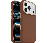 Otterbox Symmetry Cactus Leather MagSafe Funda, iPhone 18/17 Pro, Marrón | A prueba de golpes, a prueba de caídas, funda fina protectora, Testada 3x con estándares Militares anticaídas