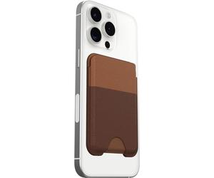 Otterbox Symmetry Cactus Leather MagSafe Wallet, Marrón | Portafolio suave al tacto con 2-3 Ranuras para tarjetas de crédito, fuerte fijación MagSafe, Compatible con iPhone