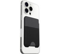 OtterBox Symmetry Cactus Leather MagSafe Wallet, Portafolio Suave al Tacto con 2-3 Ranuras para Tarjetas de crédito, Fuerte fijación MagSafe, Compatible con iPhone, Negro