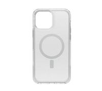 Otterbox Funda para iPhone 13 Pro MAX/iPhone 12 Pro MAX Symmetry+ Clear con MagSafe,Resistente a Golpes y caídas,Protectora,Fina,Testada 3X con estándares Militares anticaídas,Antimicrobiana,Claro