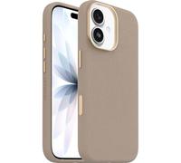 Otterbox Symmetry Series Cactus Leather MagSafe Funda para iPhone 17, a Prueba de Golpes, a Prueba de caídas, Funda Fina Protectora, Testada 3X con estándares Militares anticaídas, Gris