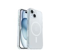 Otterbox Funda Symmetry Series Clear MagSafe para Apple iPhone 15/14/13, Resistente a Golpes y caídas, Funda Protectora Fina, Testada 3X con los estándares Militares anticaídas, Stardust/Transparente