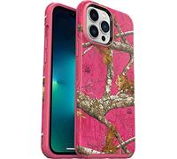 OtterBox Symmetry Series+ - Funda con MagSafe para iPhone 13 Pro MAX y iPhone 12 Pro MAX (Solamente), Embalaje no minorista, Rosa Flamenco Realtree (Camuflaje)