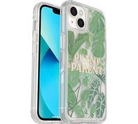 OtterBox Symmetry Series - Funda Transparente para Apple iPhone 13, Embalaje no minorista (Plant Parent)