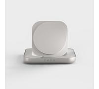 Zens Magnetic Nightstand Wireless Charger (2026), cargador inalámbrico MagSafe y Qi2 15 W para iPhone/AirPods, incluye adaptador de corriente de 20 W (EU/UK/US) y cable integrado de 1,5 m, Blanco
