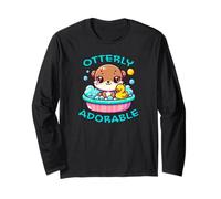 Otterly Adorable Lindo Kawaii Chibi Anime Sea Otter Duck Fun Manga Larga