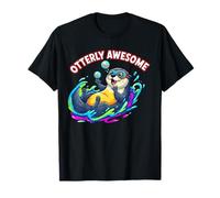Otterly Awesome - Bonito diseño de Nutria Marina para Hombres, Mujeres y niños Camiseta
