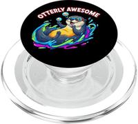 Otterly Awesome - Bonito diseño de Nutria Marina para Hombres, Mujeres y niños PopSockets PopGrip para MagSafe