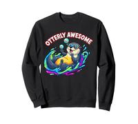 Otterly Awesome - Bonito diseño de Nutria Marina para Hombres, Mujeres y niños Sudadera
