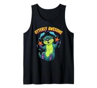 Otterly Awesome Cute Funny Otter Design para Hombres, Mujeres y niños Camiseta sin Mangas