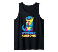 Otterly Awesome Cute Funny Otter Design para Hombres, Mujeres y niños Camiseta sin Mangas