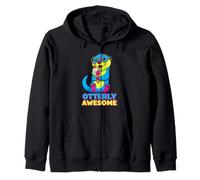Otterly Awesome Cute Funny Otter Design para Hombres, Mujeres y niños Sudadera con Capucha