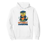 Otterly Awesome Cute Funny Otter Design para Hombres, Mujeres y niños Sudadera con Capucha